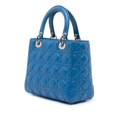Medium Lambskin Cannage Lady Dior
