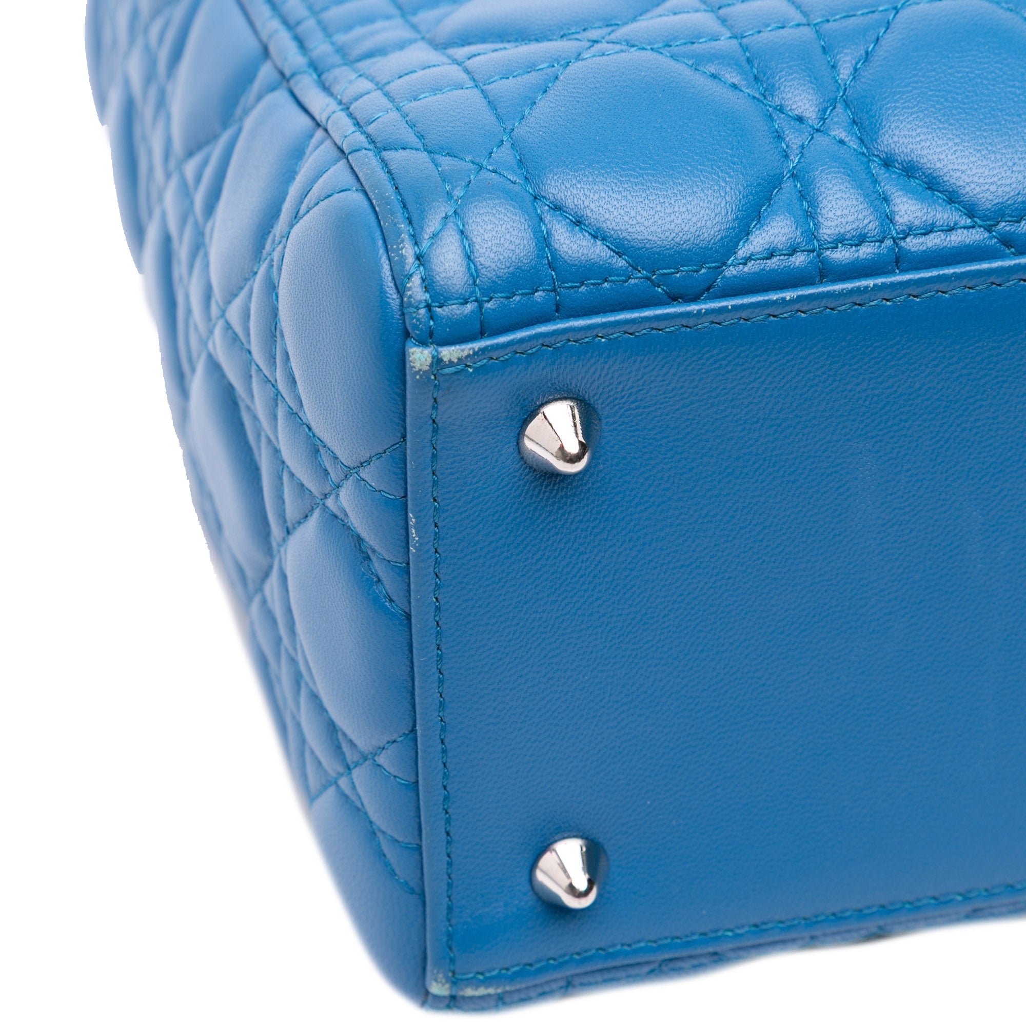 Medium Lambskin Cannage Lady Dior