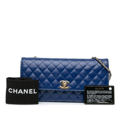 CC Quilted Patent Long Flap