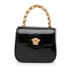 Mini La Medusa Patent Satchel_0