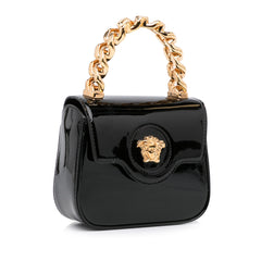 Mini La Medusa Patent Satchel_1