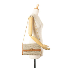 Honeycomb Coated Canvas Chain Shoulder Bag