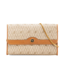 Honeycomb Coated Canvas Chain Shoulder Bag