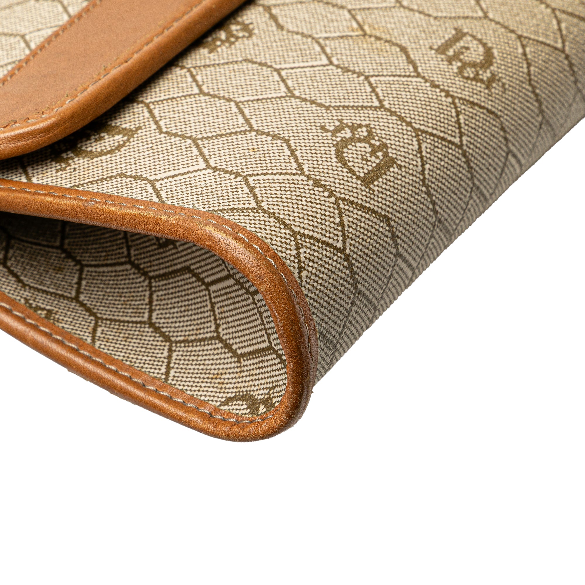Honeycomb Coated Canvas Chain Shoulder Bag