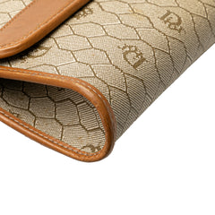 Honeycomb Coated Canvas Chain Shoulder Bag