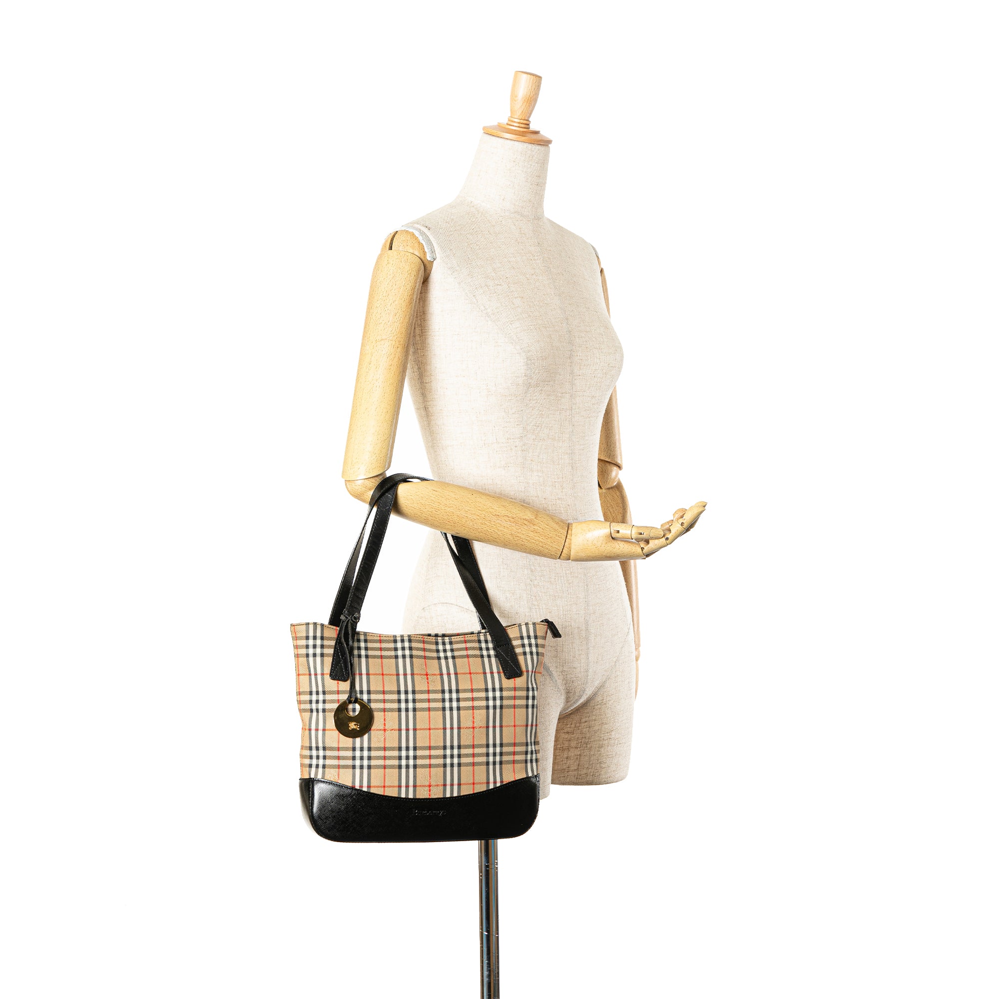 Haymarket Check Canvas Handbag