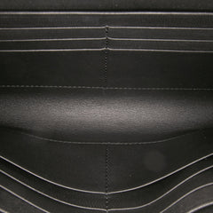 Tricolor Leather Pocket Envelope Wallet On Chain