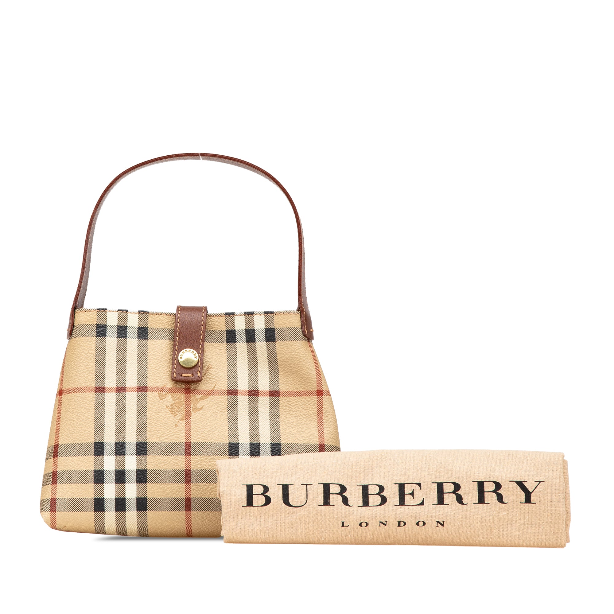 Haymarket Check Coated Canvas Handbag