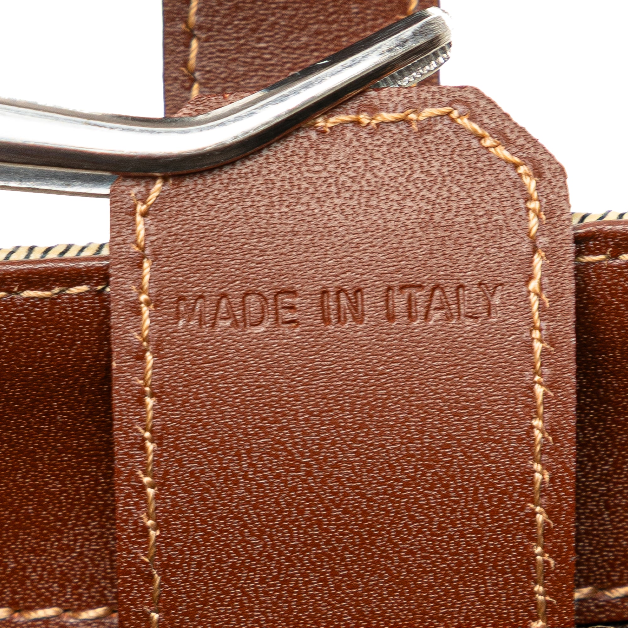 Haymarket Check Coated Canvas Handbag