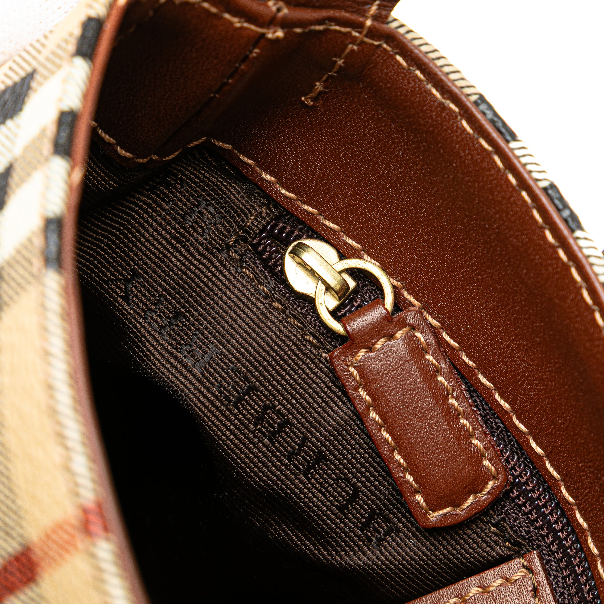 Haymarket Check Coated Canvas Handbag