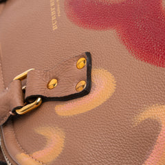 Prorsum Grained Calfskin Hand Painted Bloomsbury Satchel