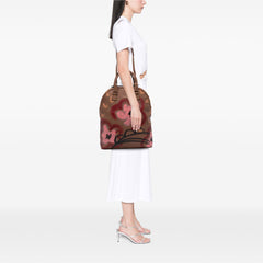 Prorsum Grained Calfskin Hand Painted Bloomsbury Satchel