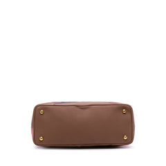 Prorsum Grained Calfskin Hand Painted Bloomsbury Satchel