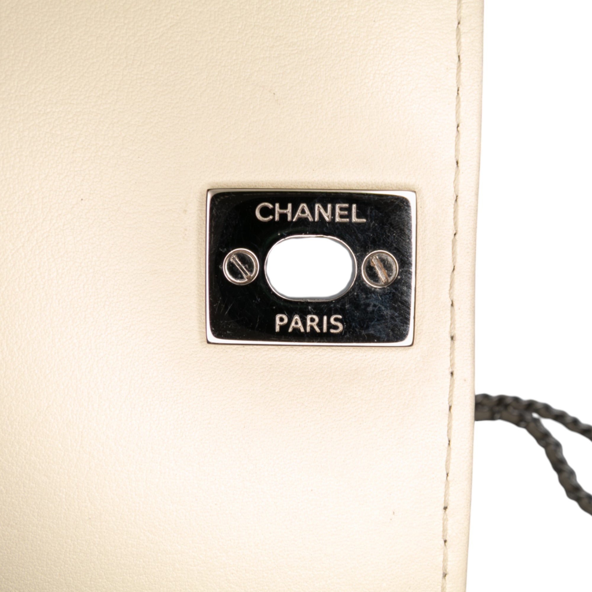 Small Calfskin Braided Chic Flap