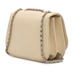 Small Calfskin Braided Chic Flap