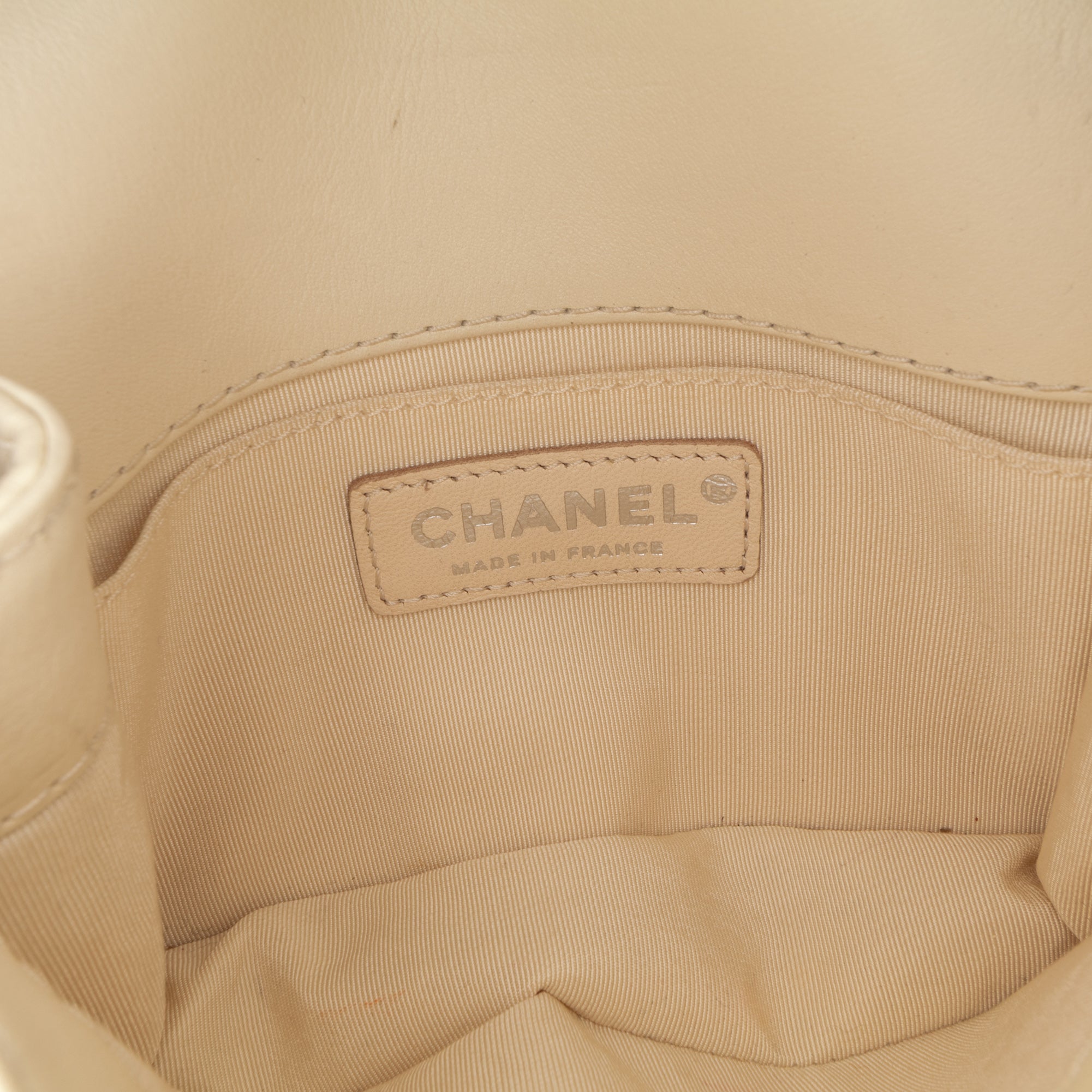 Small Calfskin Braided Chic Flap