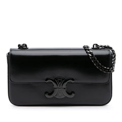 Smooth Calfskin Cuir Triomphe Chain Shoulder Bag