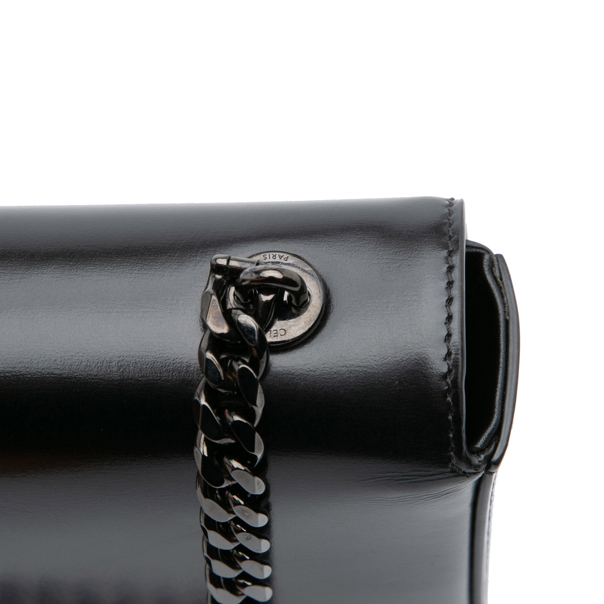 Smooth Calfskin Cuir Triomphe Chain Shoulder Bag