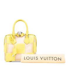 Damier Optic Mesh Sequins Cube Speedy