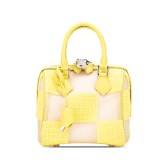 Damier Optic Mesh Sequins Cube Speedy