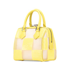 Damier Optic Mesh Sequins Cube Speedy