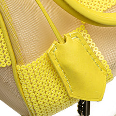 Damier Optic Mesh Sequins Cube Speedy
