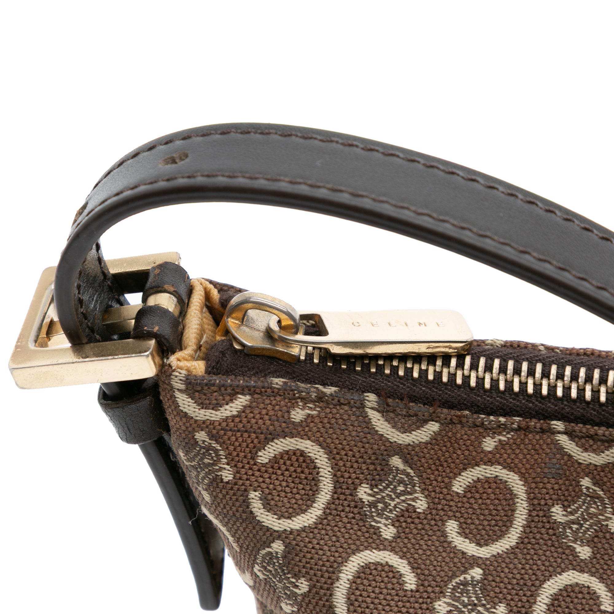 C Macadam Canvas Shoulder Bag