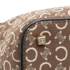 C Macadam Canvas Shoulder Bag