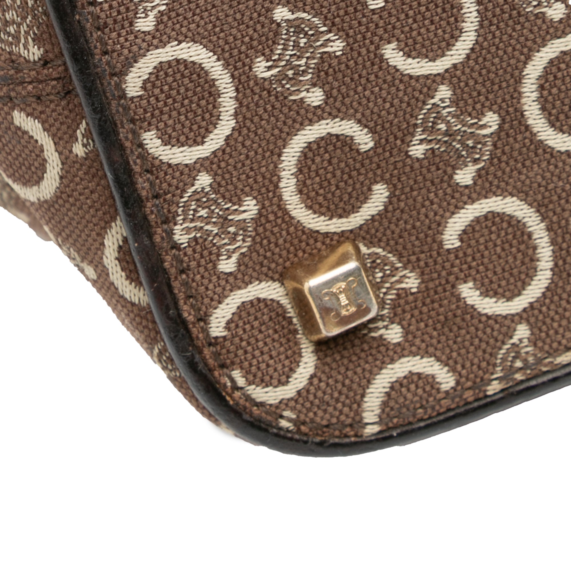 C Macadam Canvas Shoulder Bag