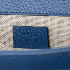 Small Dollar Calfskin Interlocking G Crossbody