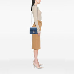 Small Dollar Calfskin Interlocking G Crossbody