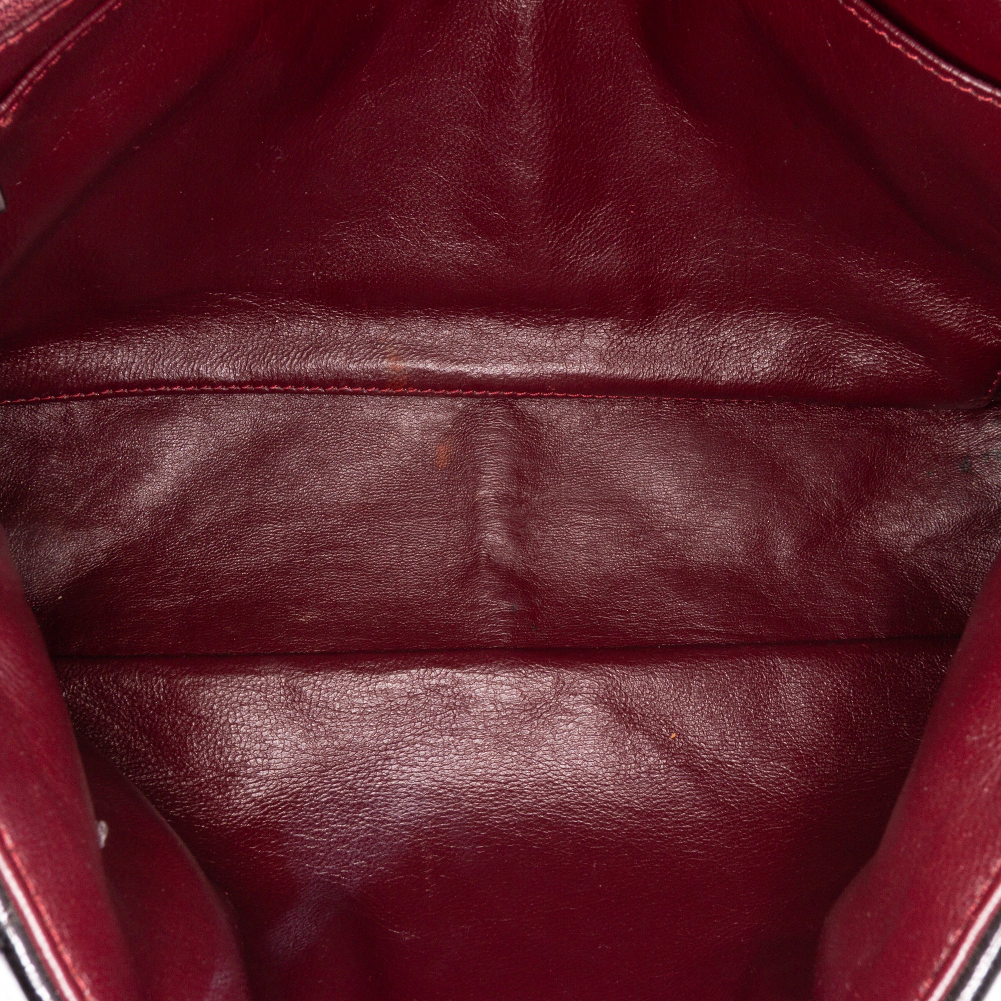 Jumbo Classic Crinkled Patent Single Flap