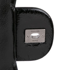 Jumbo Classic Crinkled Patent Single Flap