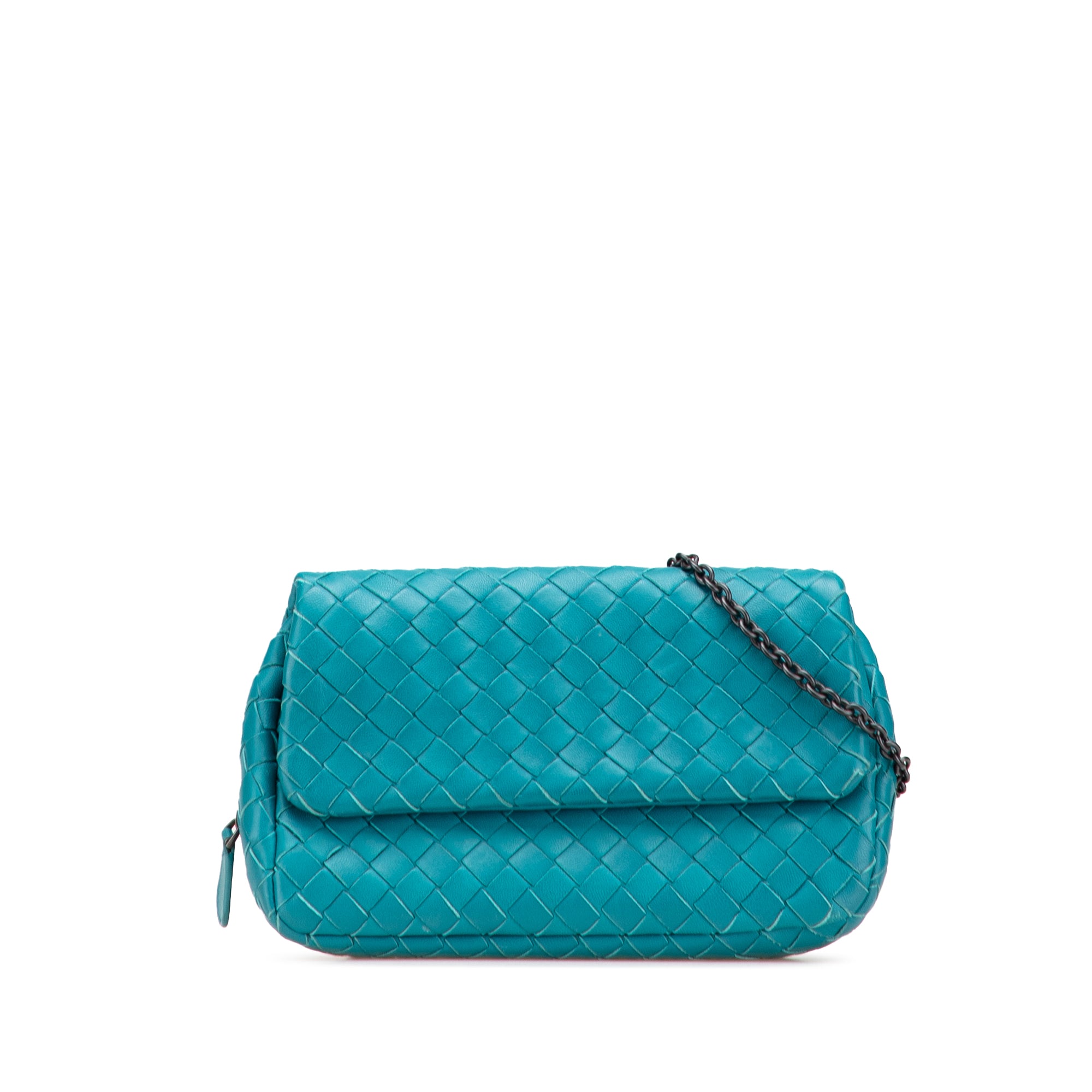 Mini Nappa Intrecciato Expandable Chain Crossbody