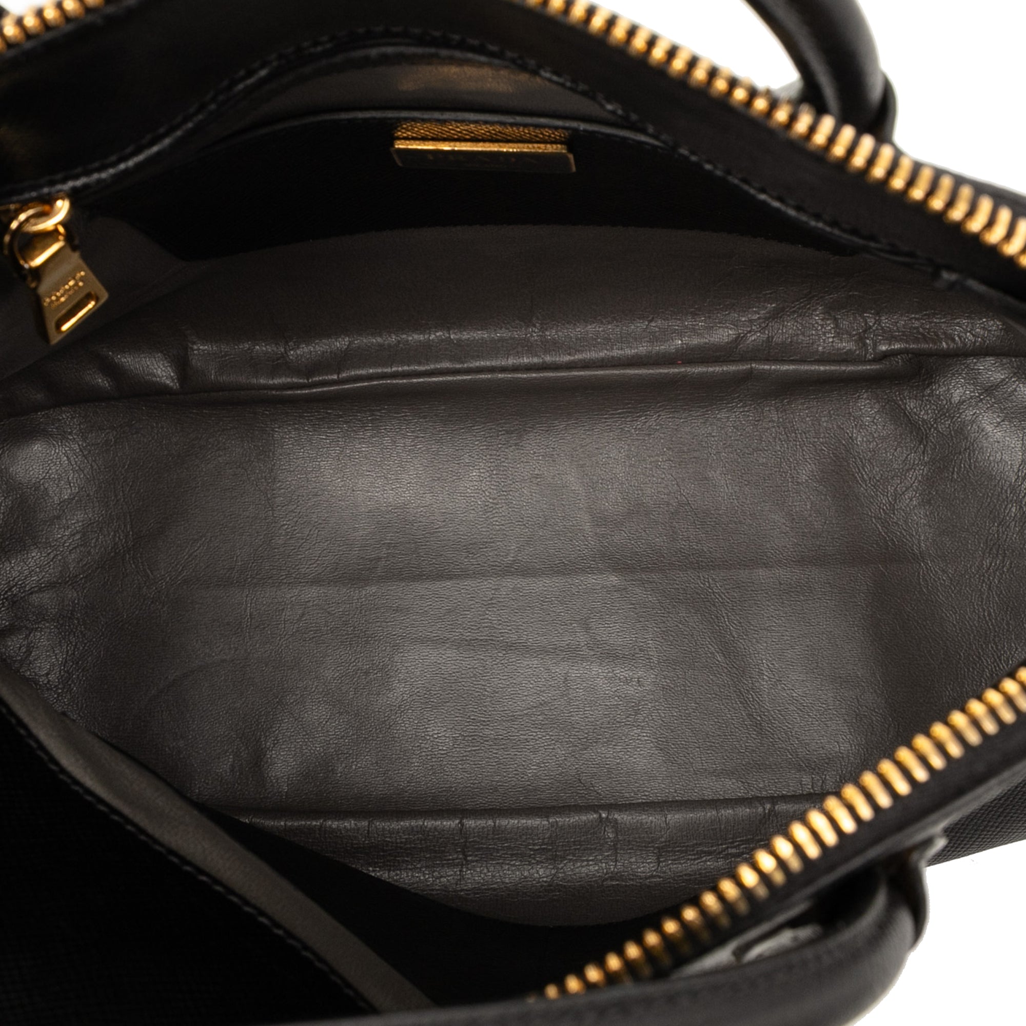 Medium Saffiano Cuir Dome Satchel
