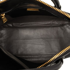 Medium Saffiano Cuir Dome Satchel
