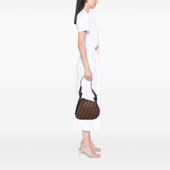 Zucca Canvas Oyster Shoulder Bag