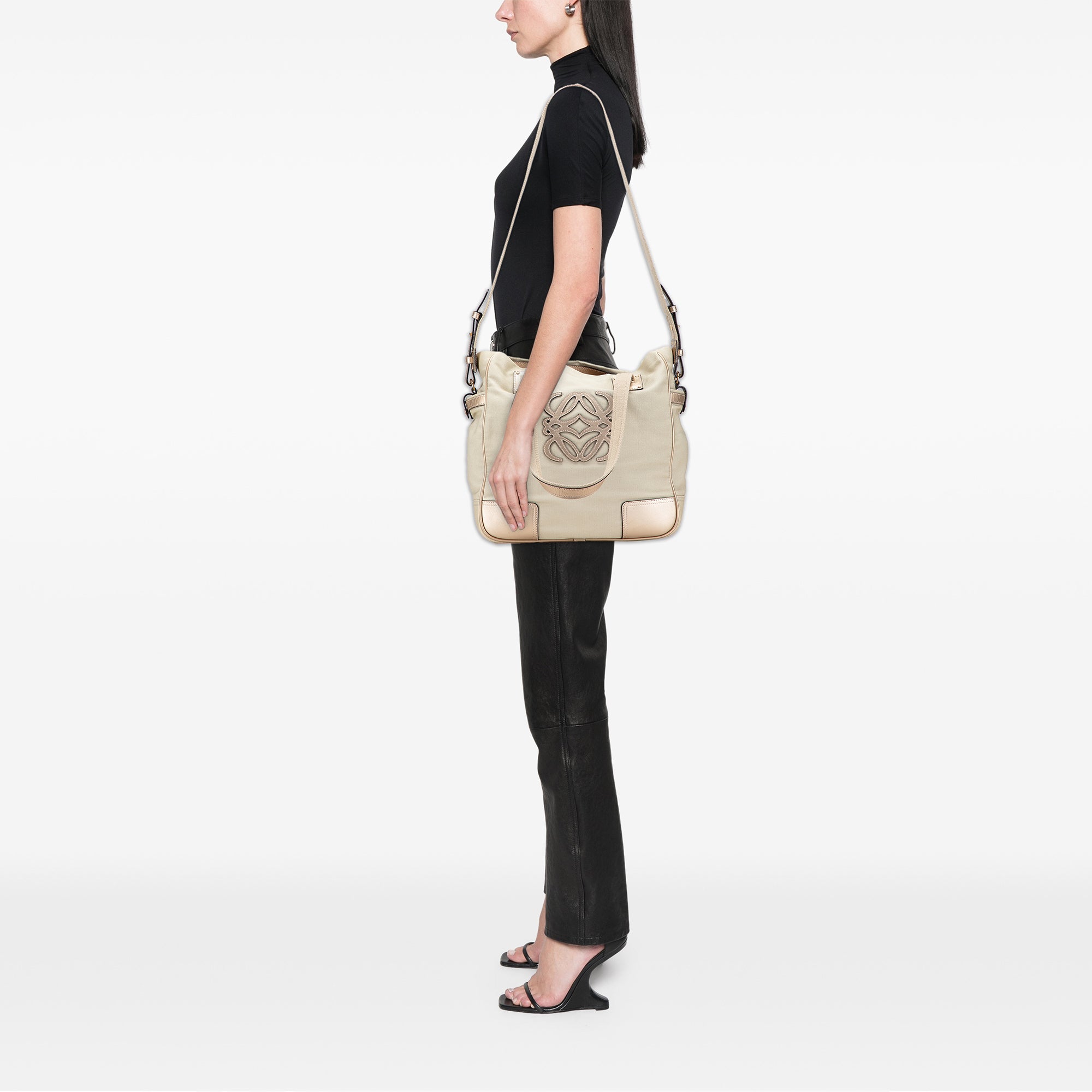 Anagram Canvas Satchel