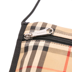House Check Canvas Phone Pouch Crossbody