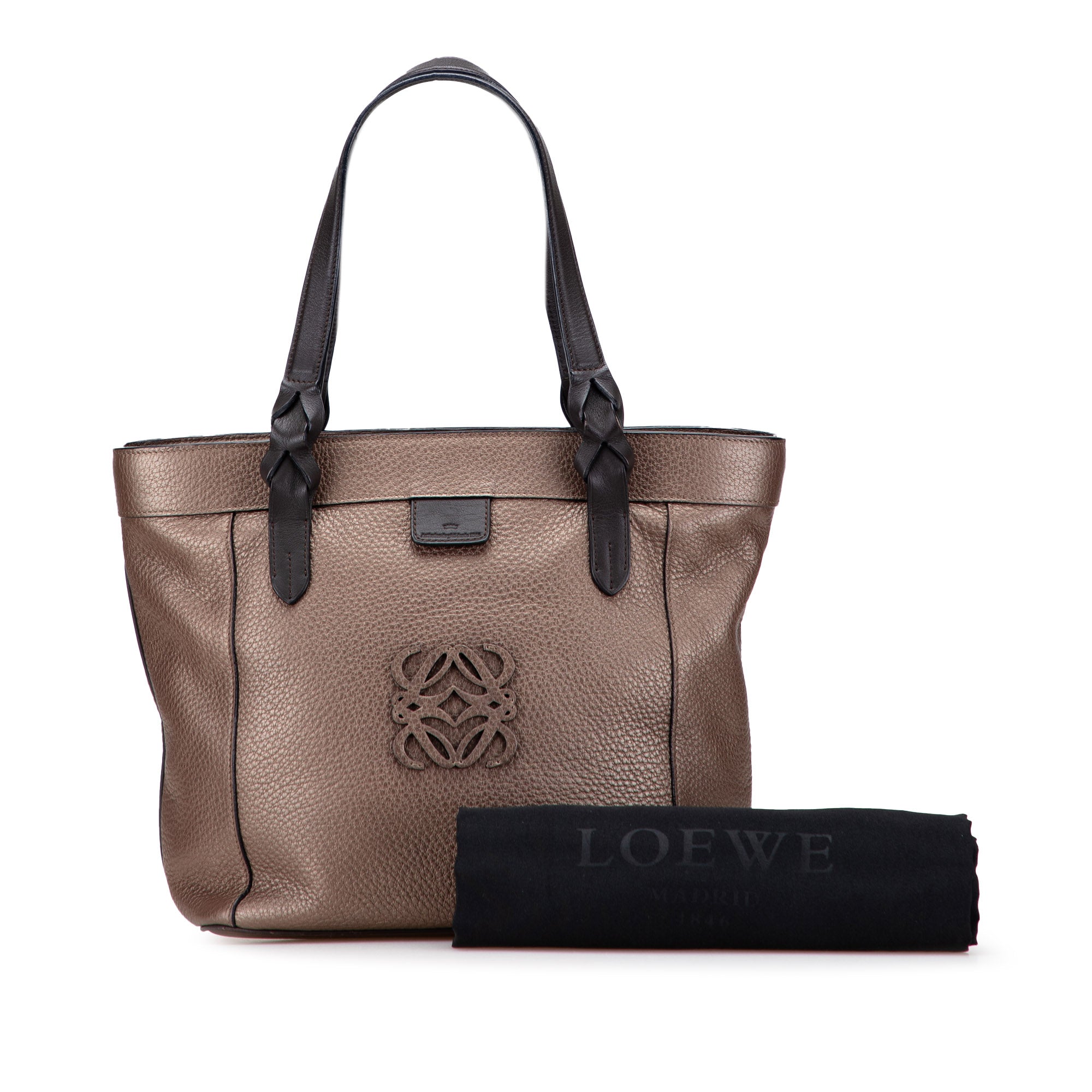 Anagram Leather Fusta Tote