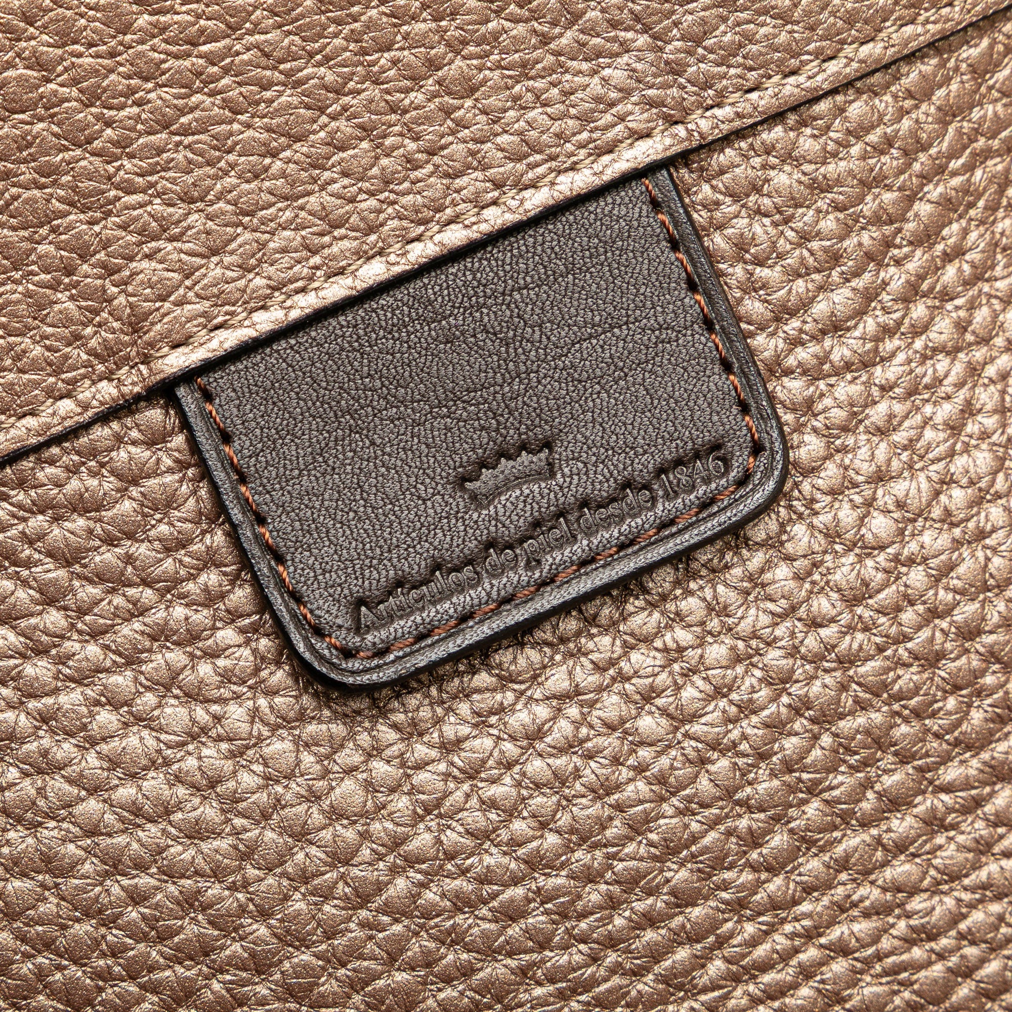 Anagram Leather Fusta Tote