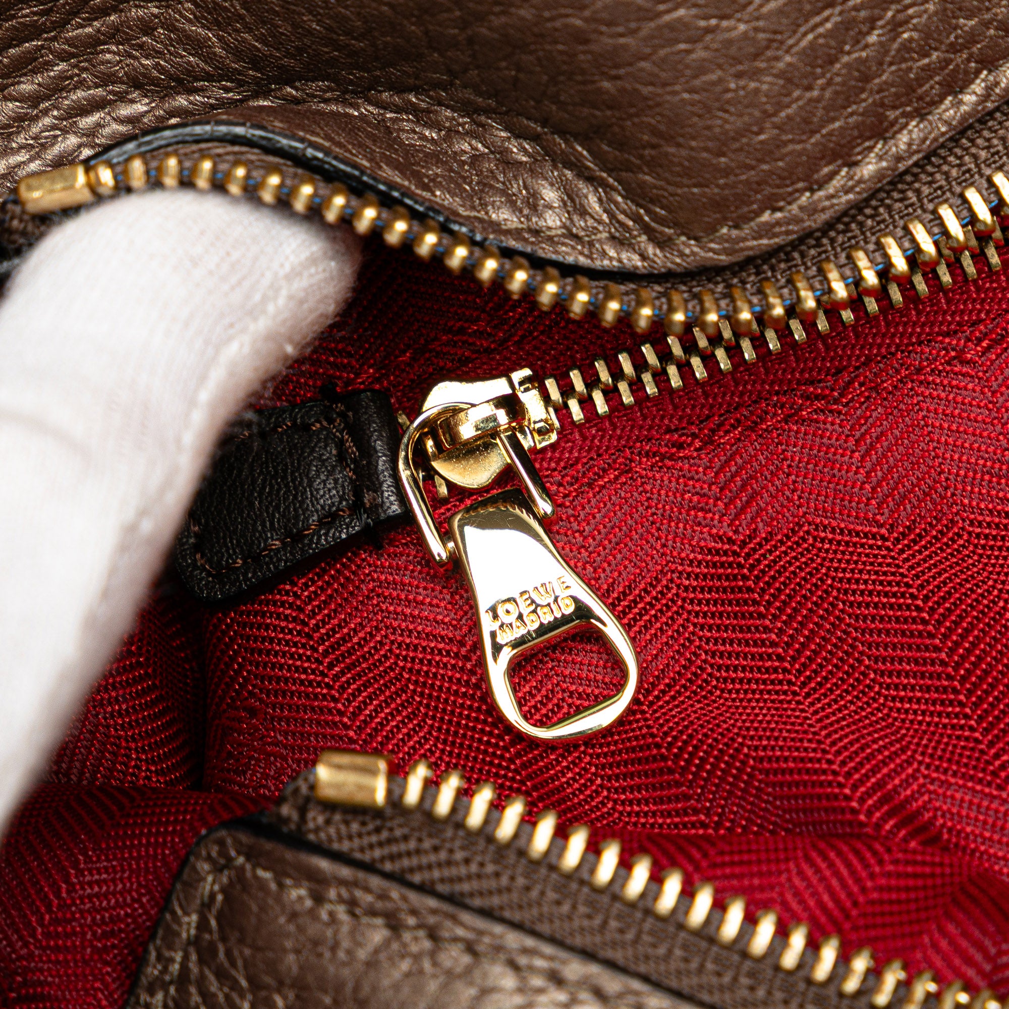 Anagram Leather Fusta Tote