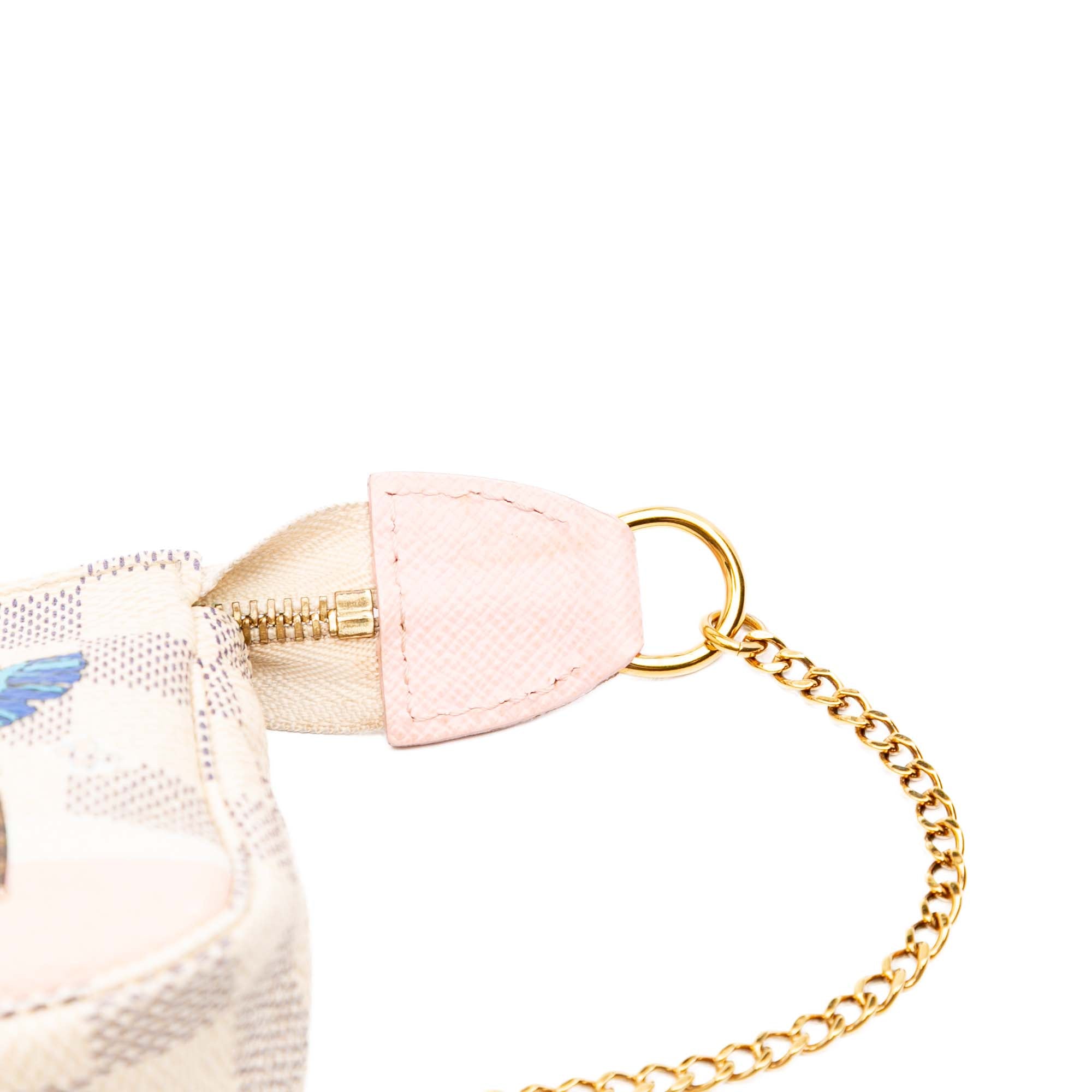 Damier Azur Christmas Birds Mini Pochette Accessoires