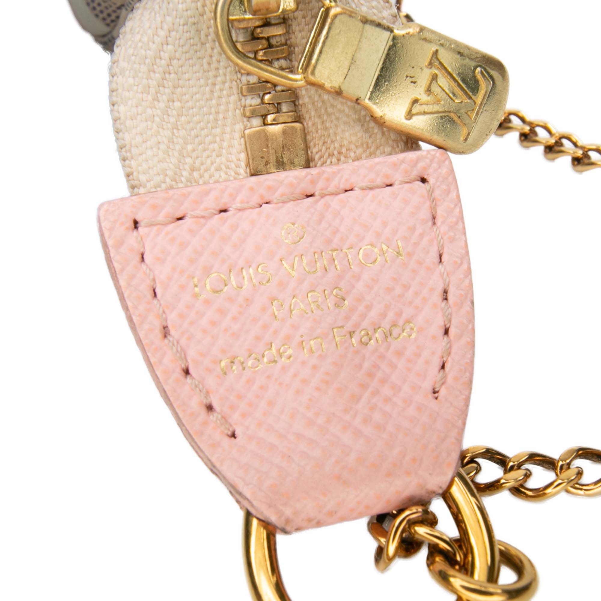 Damier Azur Christmas Birds Mini Pochette Accessoires