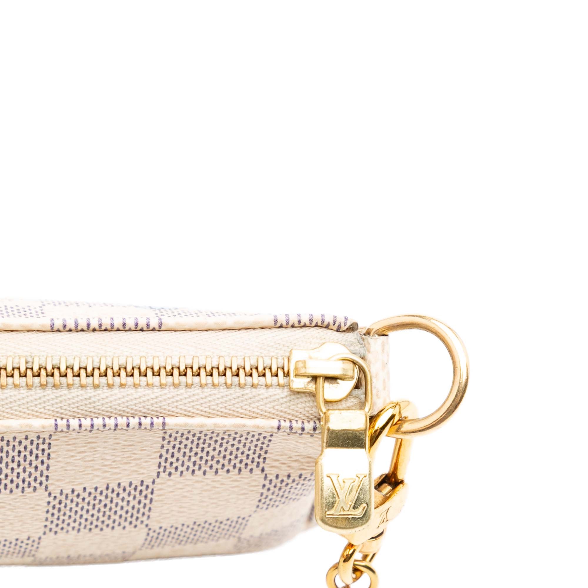 Damier Azur Christmas Birds Mini Pochette Accessoires