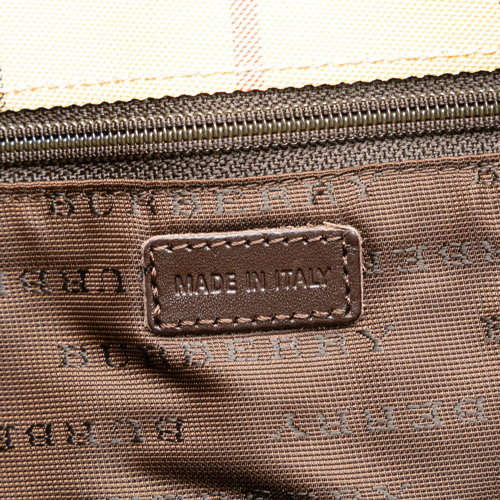 House Check Coated Canvas Bucket Bag