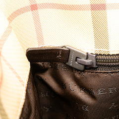House Check Coated Canvas Bucket Bag