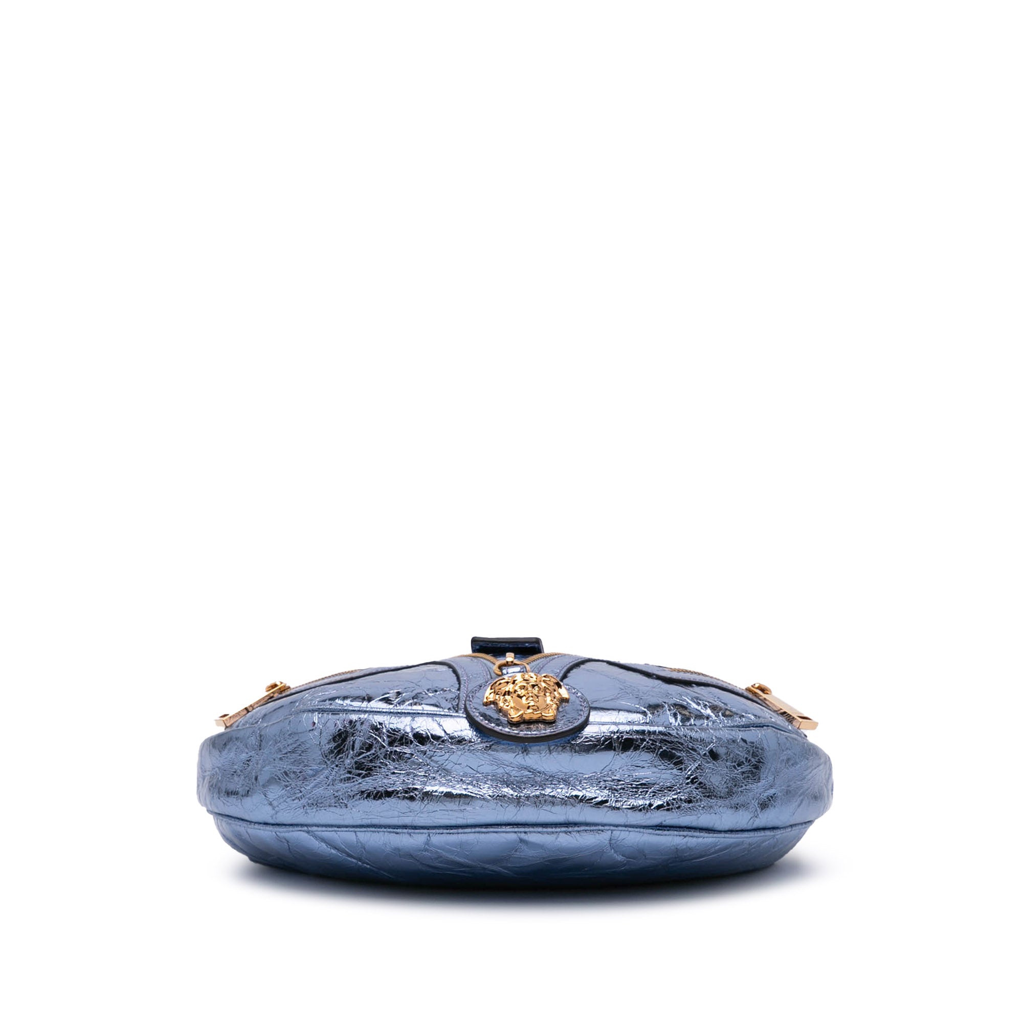 Dua Lipa Small Metallic Lambskin Repeat Hobo