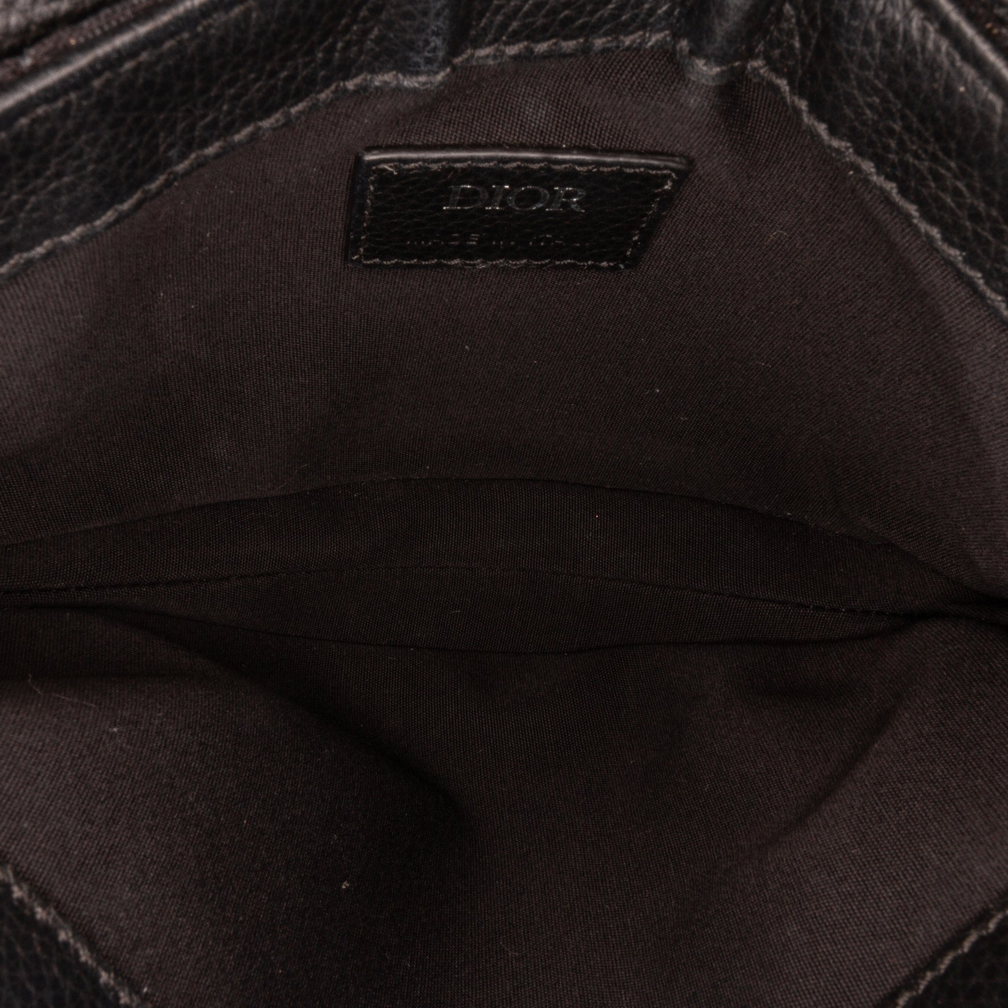 Oblique Canvas Saddle Messenger Bag