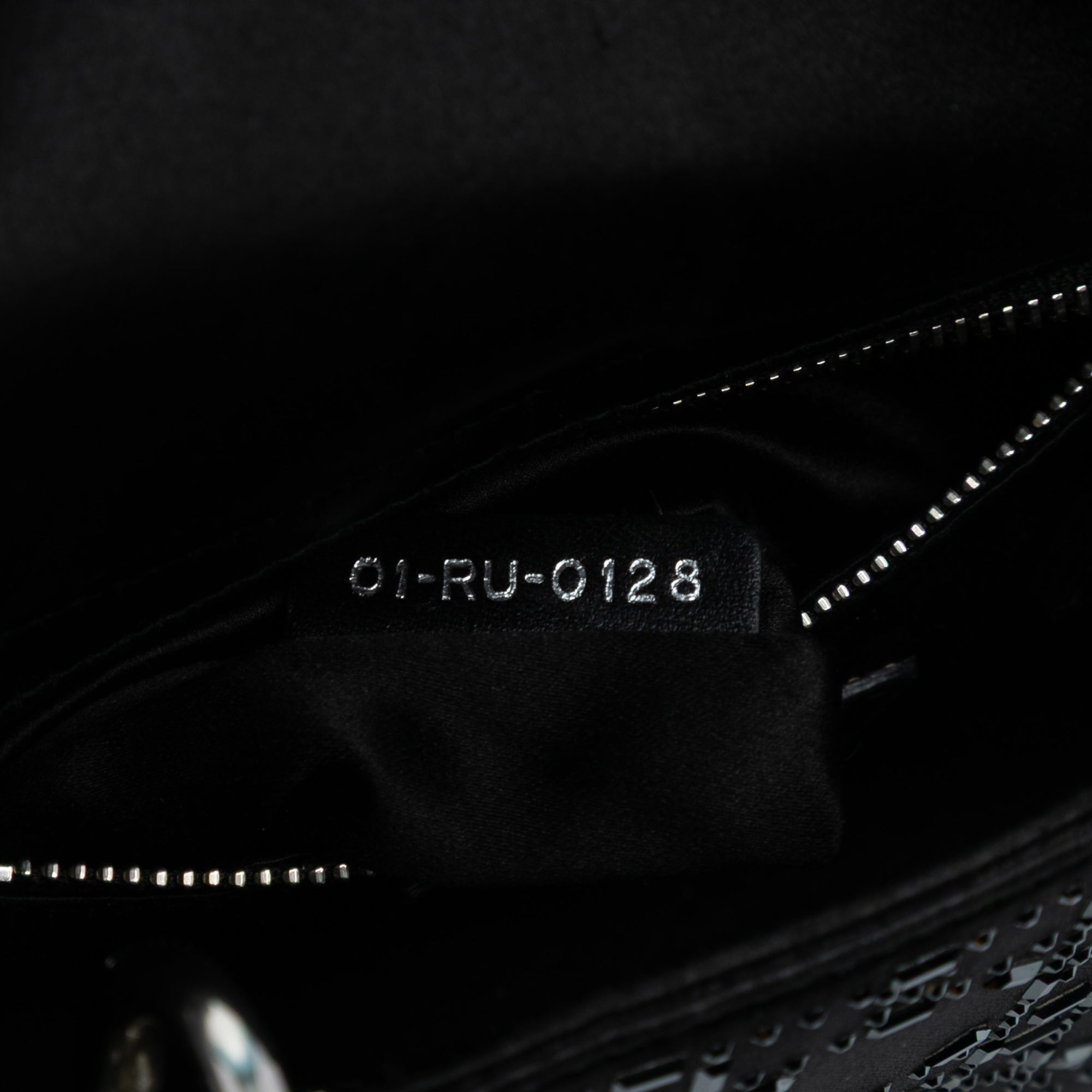 Mini Satin Cannage Strass Crystal Embellished Lady Dior